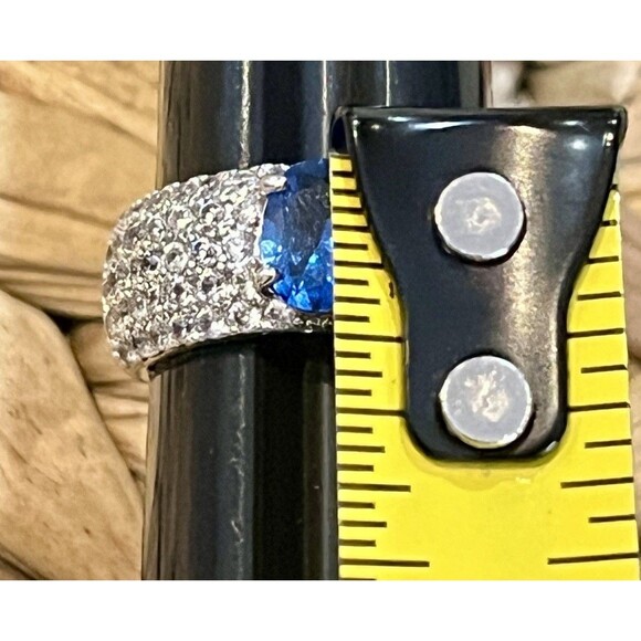 BOMB PARTY RBP6695 "This is Something Special" LC Blue Topaz RG SZ 6 - Picture 8 of 9